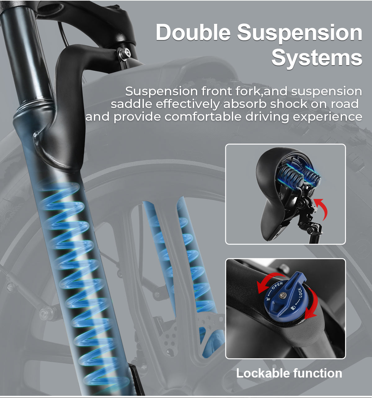 Vélo électrique Samebike C05 PRO 500W 