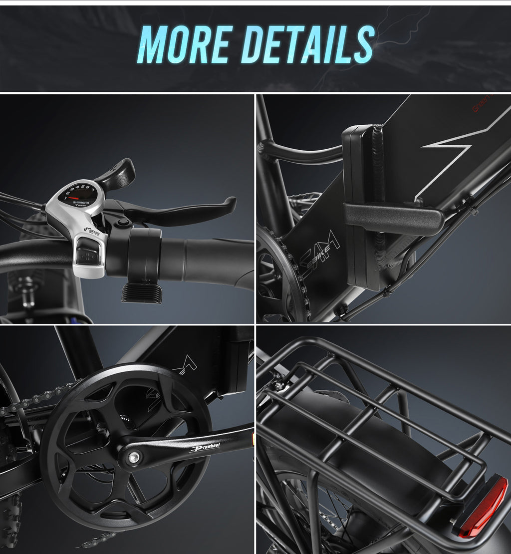 Vélo électrique Samebike LOTDM200-II 750W 