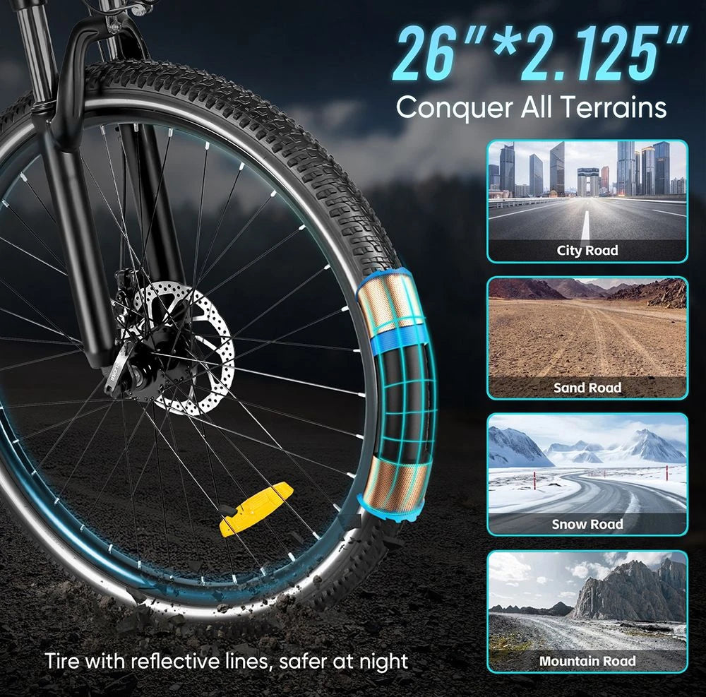 Vélo électrique Samebike RS-A01 MEN 500W 