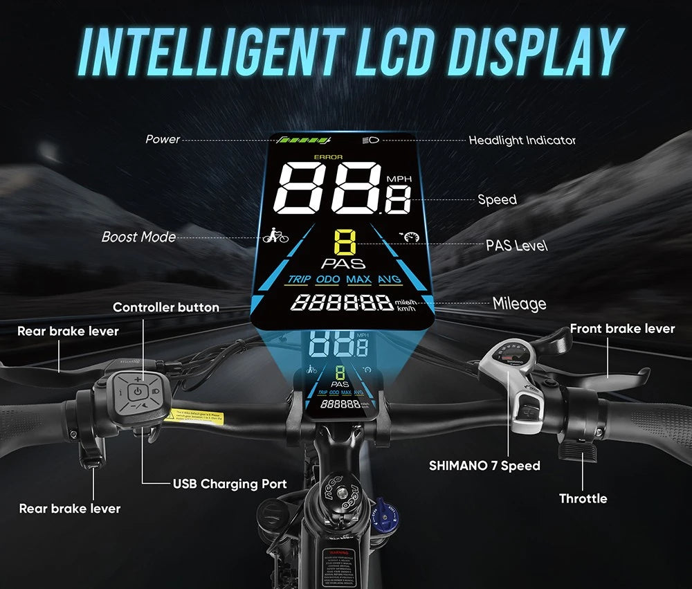 Vélo électrique Samebike RS-A01 MEN 500W 